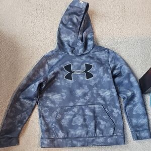 Under Armour Kids Blue Camouflage Hoodie